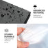Business Card Holder for 240 Cards, Portable Organizer for Men & Women, Professional Business Cards Book, Black