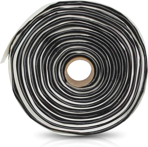 Coitak Butyl Sealant Putty Tape, Diameter 3/8" x 13 Feet Extra Thick Rubber Sealant for Leak Proof Repair