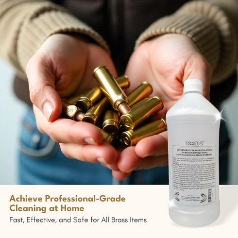 iSonic Ultrasonic Brass Cleaning Solution - Super Concentrate, 1Qt Bottle
