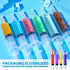 60 Pack 30ml/1oz Jello Shot Syringes - Plastic Syringe with Tip Cap for Liquid BPA-Free, Capacity Resuable Jelly Shot