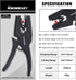 Wire Stripper, knoweasy Wire Stripper Tool with Cutter and 2 in 1 Wire Stripping Tool Works for Electronic,Electric,Automotive from 32 to 7 AWG by knoweasy