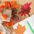 Geyee 24 Pack Fall Leaves Sticky Notepad Set - Autumn Leaf Shaped Sticky Notes with Pen for Kids and Office