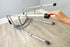 1-1/2" Set 2, Shepherd Hardware Round Non-Marking Rubber Slip-On Chair Leg Tips, Nonslip Protective Furniture Leg Caps