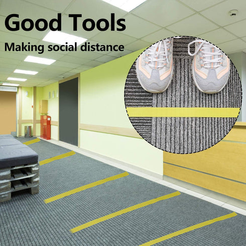 Zonon 4 Roll 100 Feet Carpet Marker Strips for Classroom Decoration - School Teachers Supplies
