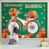 Blosssound Fall Bulletin Board Decorations Set, Autumn Cutouts, 3D Honeycomb Paper Pumpkin Maple Leaf for Thanksgiving