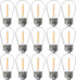 FLSNT 15 Pack Outdoor LED Replacement Bulbs for String Light, S14 LED Hanging Light Bulbs E26 Base 2200K Warm White