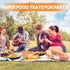 wlilupah 200 Pcs Paper Food Tray Sturdy Disposable Food Boats Nacho Plates Disposable Serving Snack Trays for Catering