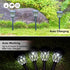 10-Pack Solar-Powered Outdoor Garden Pathway Lights