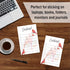 Red Cardinal Sticky Notes, 4x6" To Do List, Cardinal Themed Gift for Women, Bird Watcher Lover, 50 Pages
