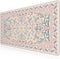 iCasso Pink Floral Desk Mat, Desk Pad, XXL Large Mouse Pad, Anti-Slip