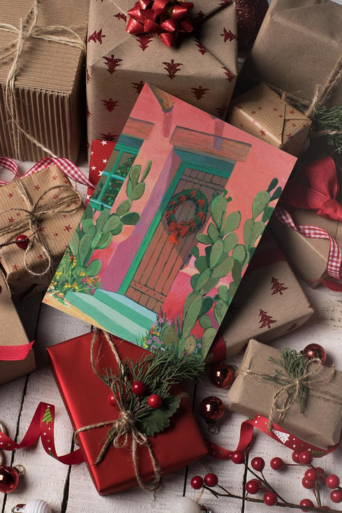 Stonehouse Collection Southwest Home Christmas Card, 18 Boxed Western Cards & Envelopes, USA Made