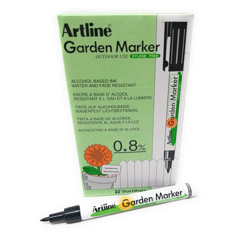 Premier Mark Garden Marker, Water Resistant, Quick Dry Ink, Great for Outside Use, Set of 12