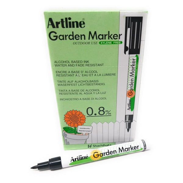 Premier Mark Garden Marker, Water Resistant, Quick Dry Ink, Great for Outside Use, Set of 12
