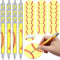 Yeaqee 32 Pcs Softball Party Favors, 16 Pcs Black Ink Ballpoint Pens, 16 Pcs Softball Sticky Note Pad, Bulk Gifts