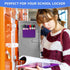 Magnetic Dry Erase Marker Holder, Magnetic Pen Holder for Fridge, School, Office, Home, 1 Pack, Purple