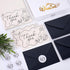 50 Pack Whaline Wedding Thank You Cards Vintage Black Bow Cake Thank You Blank Note Card Greeting Cards with Envelope