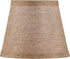 Aspen Creative 51022-2, 4" 6" 5" Set 2 Hardback Empire Transitional Clip-On Chandelier Shade, Beige Linen Texture