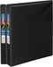 Avery Heavy-Duty 3 Ring Binders, 1 Inch One Touch EZD Rings, 2 Black Binders
