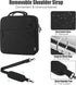 MoKo Zipper Binder, 2 Inch 3 Ring Binder with Zipper, 500 Sheets Capacity, Multi-Pocket Organizer, Black