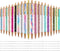 Handepo 20 Pcs Christmas Glitter Retractable Click Ball Pens - 1.0mm Medium Point - 20 Pcs Replacement Refills