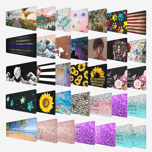 Large Gaming Mouse Pad, Extended Ergonomic Desk Pad, 31.5'' X 11.8', Stitched Edges, Peony Flower Psalm 46:5, Cup