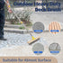 60" NICOFPHY Stainless Steel Deck Brushes for Scrubbing Heavy Duty, Concrete Floor Scrub Brush with Long Handle, Metal