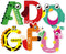 BeYumi 52Pcs Animal Alphabet Cutouts ABC Letters, Educational Materials for Back to School, Preschool Classroom