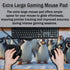 Gaming Mouse Pads, Large Computer Desk Mat, 900X400 Non-Slip Rubber Base, 35.4 X 15.4 inch Pineapples, Cute Penguin