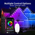 IP67, 200+ KSIPZE Permanent Outdoor Lights Waterproof Smart RGB+IC Eaves LED Lights with App & Button Control, Dynamic