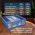 BCW Collectible Card Bin - Single Blue | Storage Box for Trading Cards Holds 3200 Cards | Includes 4 Card Storage