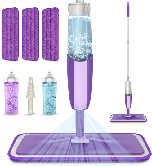 Spray Mops for Hardwood Floor Cleaning: MEXERRIS Floor Mop with 3 Washable