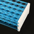 6 Pack Plastic Test Tube Rack, 50 Holes Holder for 13/16mm Tubes, Detachable Stand for Scientific Experiments