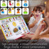 SMARTY MATS (6 Pack) Communication Speech Therapy Placemats for Autism & Non-Verbal Kids Visual Boards, ABA Therapy