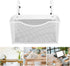 Yosoo Health Gear Hanging Desk Side Organizer, Adjustable Carbon Steel and PP Mesh, Clamp On Storage for Office Home