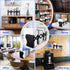 Carooyac Adjustable Metal Book Ends, Heavy Duty Decorative Bookends for Home Office, Kids Bookshelf, Magazine Holder