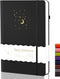 CAGIE Lined Journal Notebook for Work, 196 Pages, 5.7" x 8.3", Hardcover Journals for Writing with Pen Loop