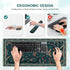 iCasso 3Pcs Large Mouse pad for Desk, Computer Desk Mat, XXL Keyboard and Mouse Pad + Keyboard Wrist Rest, Desk Matt