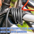 1/2Inch 4FT/6FT/8FT/10FT Heavy-Duty Security Cable Lock with Loops Bike Lock Cable Steel Cable Chain Locks for Outside