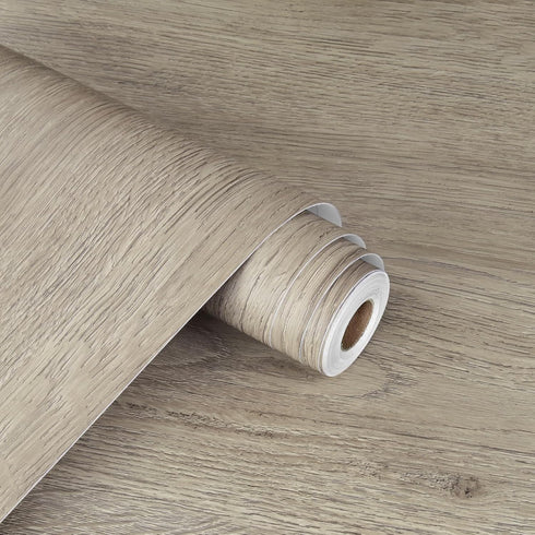 WESTICK Light Wood Grain Contact Paper, 15.75" x 78" Peel and Stick Waterproof Wallpaper for Cabinets and Furniture