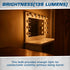 G16.5 Bulb 25W E12 135 2700K Bulb Pack 2 OHLECTRIC Half Chrome Light with Base and Lumens | Warm White Color
