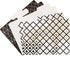 U Brands Classic File Folders Set - Office Supplies in Black, Gold, and White, FSC Certified, 6 Count