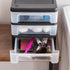 IRIS USA Plastic Stacking Desk Top 3-Drawer Storage Organizer, 4-Pack for Crafts, Office, and Small Organization