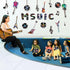 Back to School Musical Notes Rock Record Cutouts, Music Party Classroom Decorations for Kids