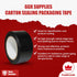 GGR Supplies T.R.U. OPP-20C Yellow Carton Sealing Packaging Tape, 2 in. Wide x 55 yds.