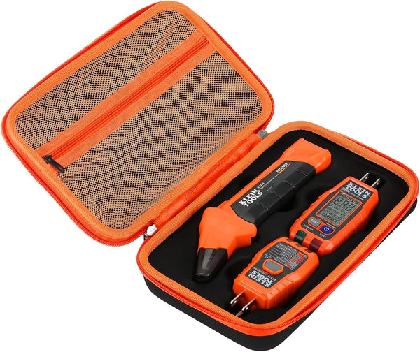Hard Carrying Storage Case for Klein Tools ET310 AC Circuit Breaker Finder & RT250 GFCI Tester
