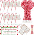 Zhanmai 121 Pcs Candy Cane Meaning Story Gifts Set - 60 Pcs Religious Cards and 60 Pcs Candy Cane Pens
