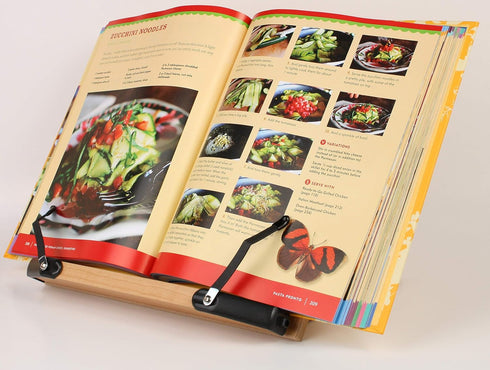 BS1500 Portable Adjustable Foldable Bookstand Holder, 11.8x8.5 for Reading Hands-Free, Large Textbooks & Tablets