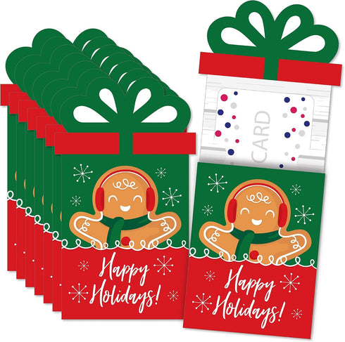 Big Dot of Happiness Gingerbread Christmas - Gingerbread Man Holiday Party Money