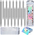 Qilery 15 Set Stainless Steel Thank You Pens, Gifts Blanks, Resealable Pouch Bag for DIY Glitter Pen Craft
