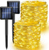 TW SHINE Warm White Solar String Lights Outdoor, Total 80 FT 240